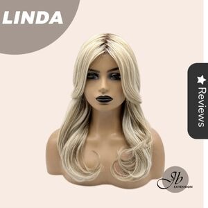 Linda Blonde Wig by JB EXTENSTIONS